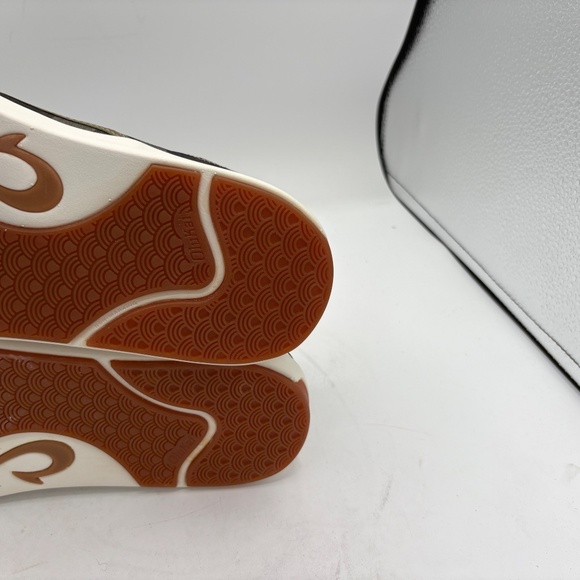 OluKai Lae'ahi Pa'i Husk/ Ke au Green Camo Slip On Shoes Size 11 NWT - Picture 7 of 11